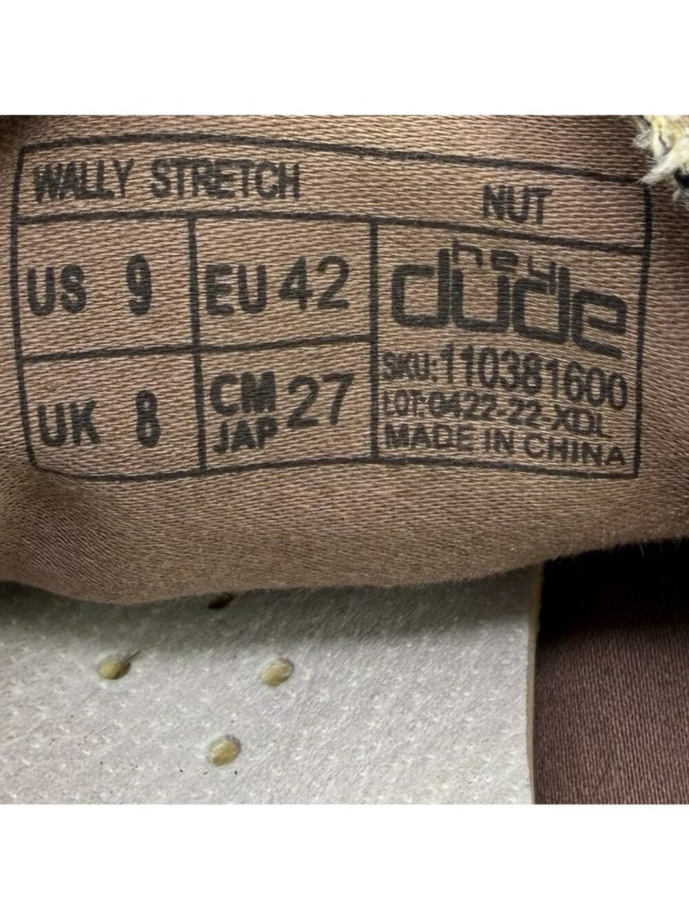 Hey Dude Wally Stretch Aztec Comfort Shoes Loafers Brown Men's Size 9 - Picture 7 of 7